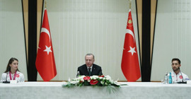 Erdoğan’dan cimnastikçilere: Madalyaları çaldırmayın