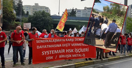 Sendikadan istifaya zorlanan işçi kriz geçirdi