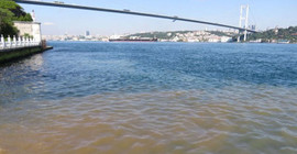 İstanbul Boğazı kahverengi oldu