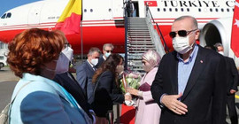 Erdoğan, NATO Zirvesi için Brüksel'de
