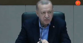 Erdoğan'dan gazeteciye: Maskeni çıkar