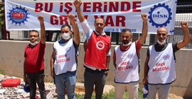 Yüzlerce işçi 'insanca yaşam' için grevde: Sadece kıt kanaat geçinmek için çalışmayı reddediyoruz!