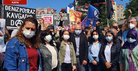 Şişhane Meydanı'nda polis ablukasına rağmen HDP'ye saldırı protestosu