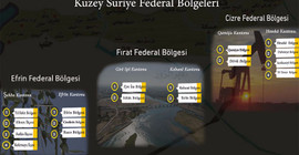 Suriye’nin kuzeyi 3 federal bölgeye ayrıldı