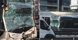 İstanbul'da metrobüs kazası: 25 kişi yaralandı