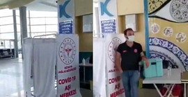 Mobil aşı standında 'Sinovac ve Biontech' diye bağıran sağlıkçıya jet hızıyla soruşturma