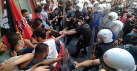 Suruç Katliamı'nın 6. yıldönümünde Kadıköy'de anma: Polis müdahale etti