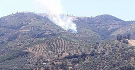 İzmir'in Kiraz ve Ödemiş ilçelerinde orman yangını