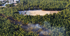 İzmir Gaziemir'de çıkan yangın kontrol altına alındı
