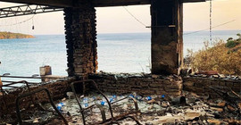 Zülfü Livaneli Bodrum'daki yangın bölgesinde: Felaketin boyutu gün ağarınca ortaya çıktı