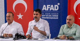Dışişleri Bakanı Çavuşoğlu: Azerbaycan'dan yarın sabah 1 uçak ve 40 itfaiye aracı geliyor