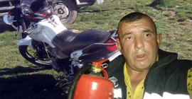 Yangına müdahale ediyordu, motosikletini çaldılar
