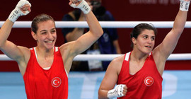 Busenaz Sürmeneli altın, Buse Naz Çakıroğluise gümüş madalyanın sahibi oldu