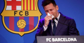 Messi, Barcelona’ya gözyaşları içinde veda etti