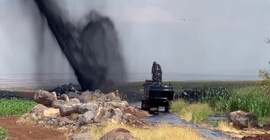 Patlayan boru hattındaki petrol akışı durduruldu