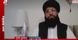 A Haber, Taliban'ın sözcüsünü yayına bağladı