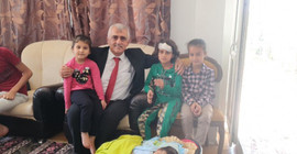 HDP'li Gergeroğlu'ndan Altındağ'da saldırıya uğrayan aileye ziyaret