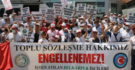 Bel Karper işçilerinin direnişi: İnsanca yaşamak istiyoruz