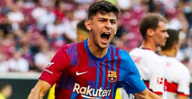 Barcelona'da forma giyen Yusuf Demir, tarihe geçti
