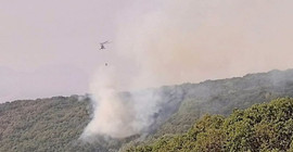 Dersim’deki yangına tepkiler sonucu 13 gün sonra havadan müdahale