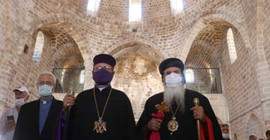 Üç Horan Ermeni Kilisesi’nde 106 yıl aradan sonra ilk ayin yapıldı
