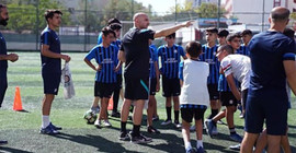 Inter'li antrenörlerden Diyarbakırlı gençlere övgü