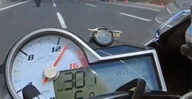 301 kilometre hızla radara girdi