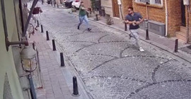 Melis Alphan Balat'ta mafyanın sokak ortasında adam kurşunlama videosunu paylaştı