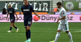 Trabzonspor liderlik için gitti, olamadan döndü