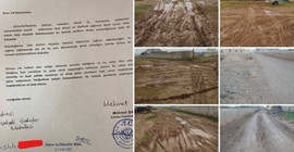 Belediye ‘bu yıl yağmur yağmayacak’ diyerek yolu onarmadı