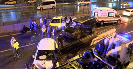 Kadıköy'de zincirleme kaza