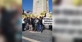 Sağlık işçileri, TİS'teki yüzde 35 gece mesai zammının kaldırmasını protesto etti