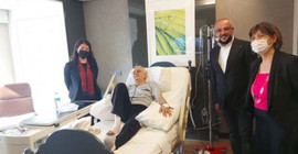 Pervin Buldan, Ahmet Türk'ü ziyaret etti