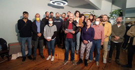 MKM’li sanatçılar konser yasağını müzik ve halaylarla protesto etti