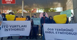 İTÜ Dayanışması: Kayyum rektör çözümü yurt yapmakta değil güvenlikleri öğrencilere saldırtmakta buluyor