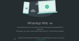 WhatsApp Web'ten telefon kapalıyken bile mesajlaşmaya izin veren yeni özellik