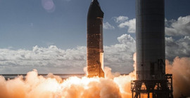 Mars'a insan götürecek Starship SN20'nin motor testinden heyecan yaratan fotoğraf