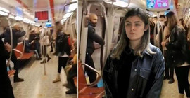 Metroda bıçakla tehdit edilen kadın yaşananları anlattı: Tamamen şans eseri kurtulduk