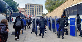 İstiklal Caddesi'nde 25 Kasım ablukası