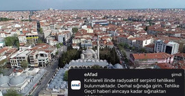 AFAD'ın 'sığınağa gidin' mesajı şehri ayağa kaldırdı, valilik 'sehven' dedi
