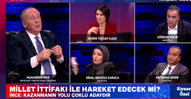 'Bir daha sizin kanalınıza gelmeyeceğim' diyen İnce, aynı kanala konuk oldu