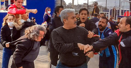 Ampute Ligi maçında yumruklu kavga