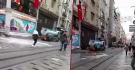 AKP'li Beyoğlu Belediyesi çöplerini, İBB sorumluluğundaki İstiklal Caddesi'ne bıraktı