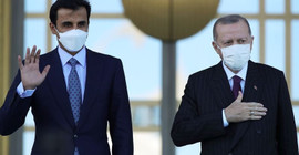 Erdoğan, Katar Emiri Al Sani ile görüştü
