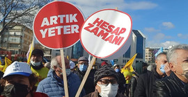 KESK'ten 'Geçinemiyoruz' mitingi: Bizler yoksullaştıkça kendileri sırça köşklerde oturuyor