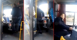 İETT şoförü tartıştığı yolcuya bıçak çekti