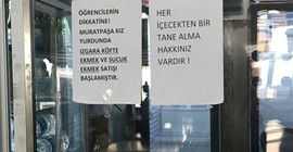 Üniversite yemekhanesinde öğrencilere verilen ekmeğe kota getirildi