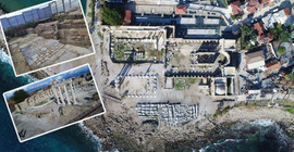 Antalya'da bir evin altında 7'nci yüzyıla ait sinagog bulundu