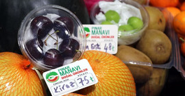 Eriğin kilosu 960, kirazın kilosu 1500 TL'ye satılıyor