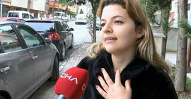 Evine giden kadın, bıçaklı saldırganın tacizine uğradı